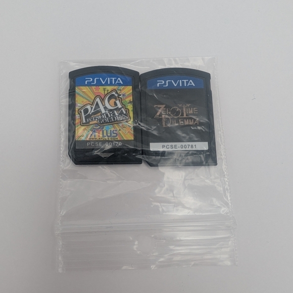 atlus Other - P4G Persona 4 Golden & Zero Time Dilemma - Playstation PS Vita Portable